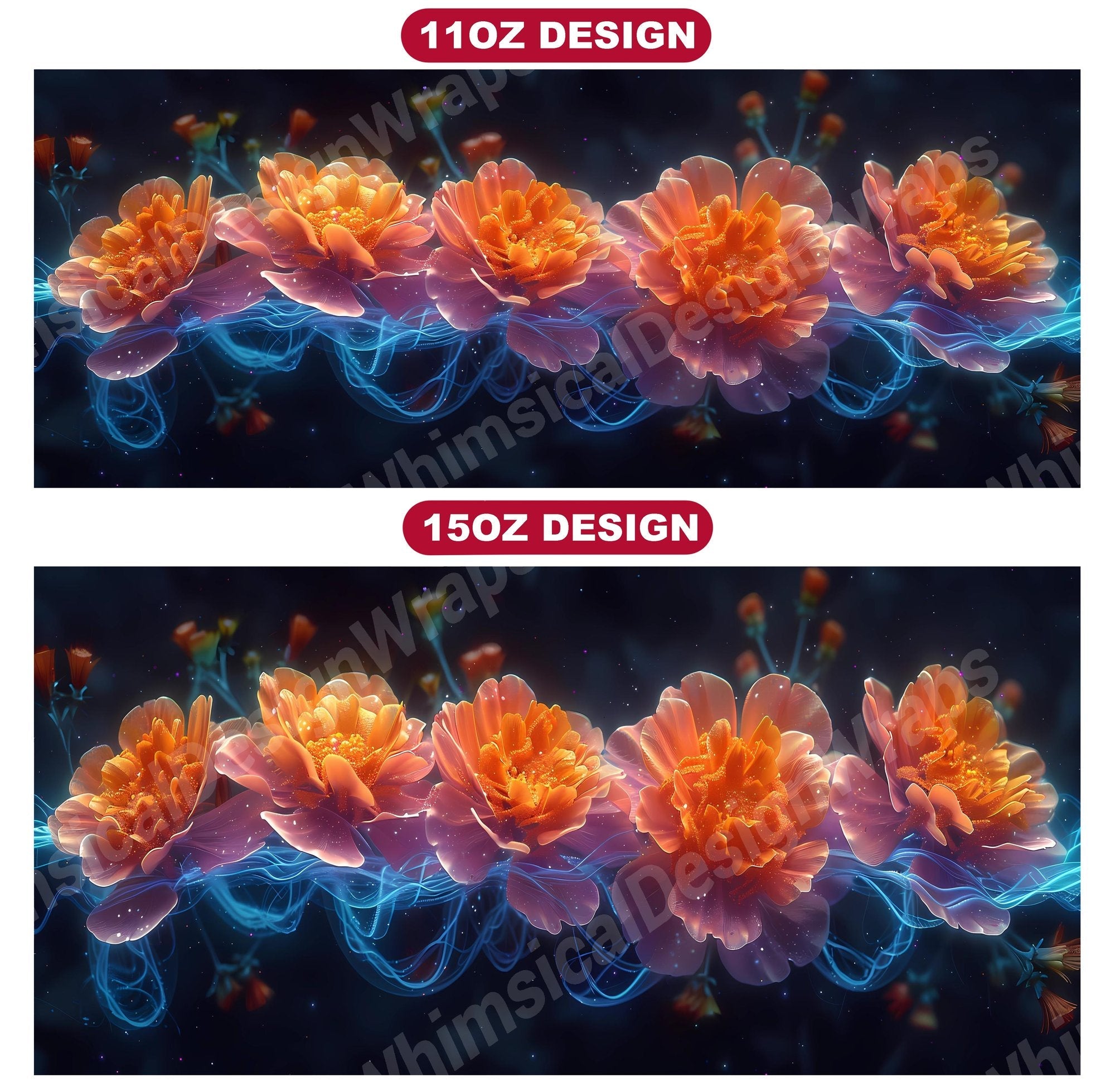 Flower Marigolds 5 Mug Wrap