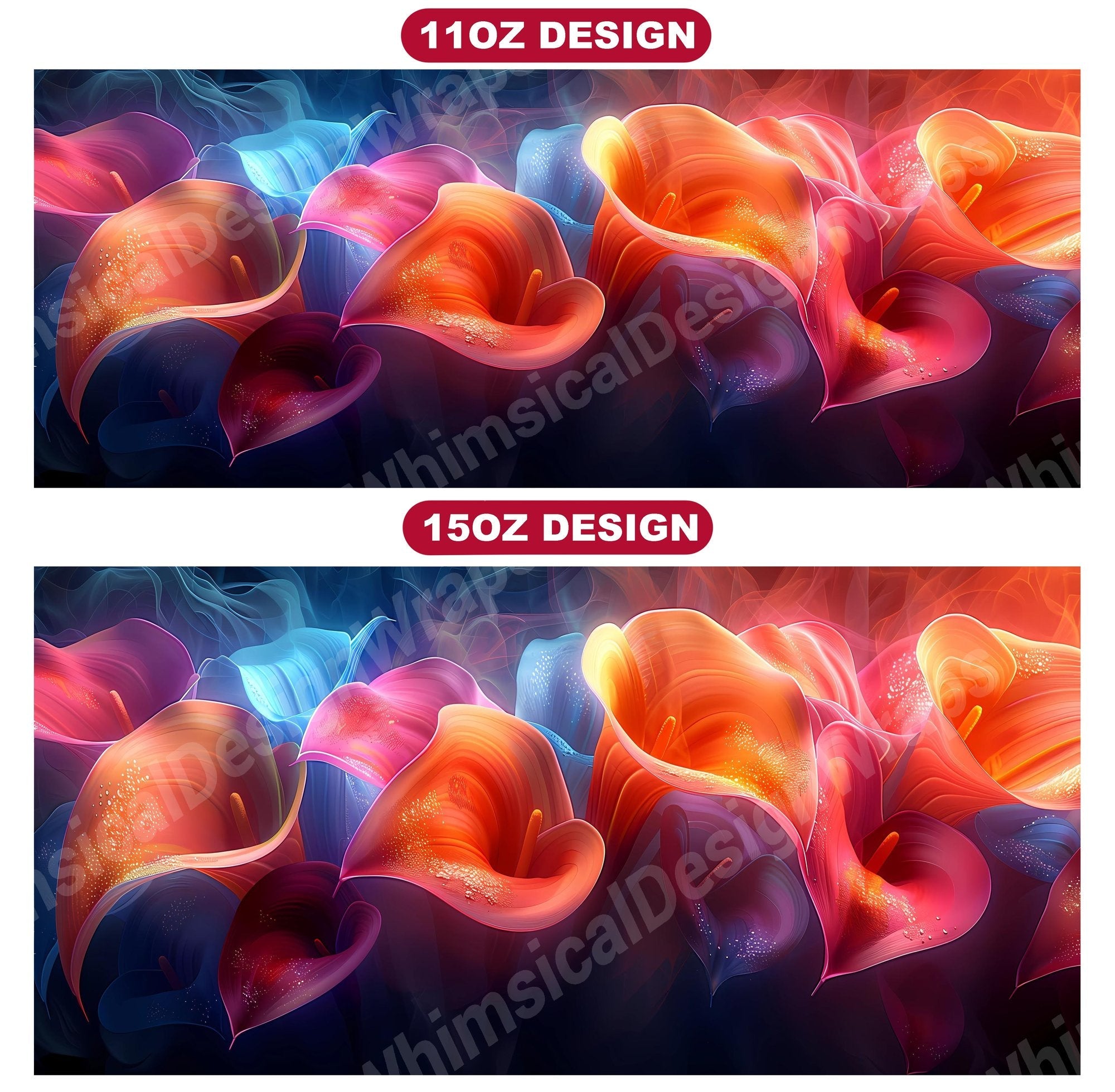 Flower Calla 5 Mug Wrap