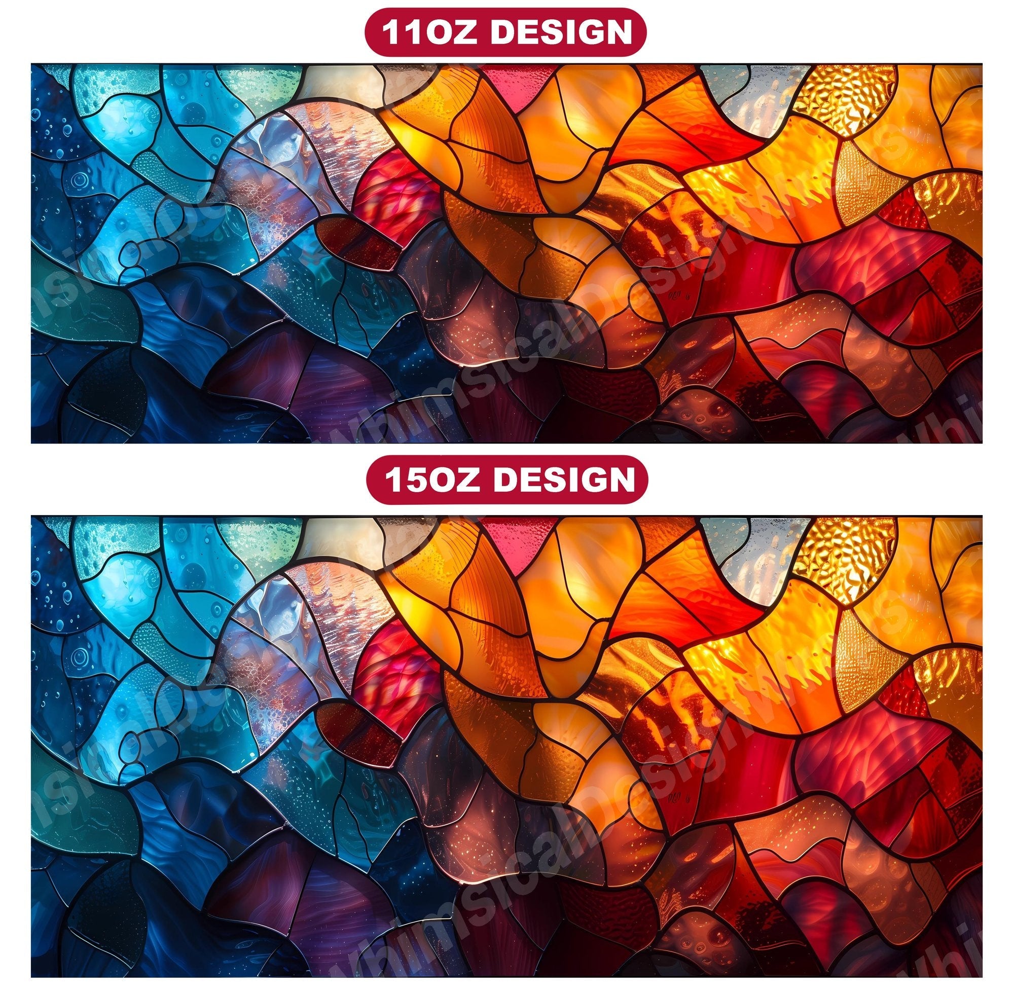 Stained Glass 1 Mug Wrap