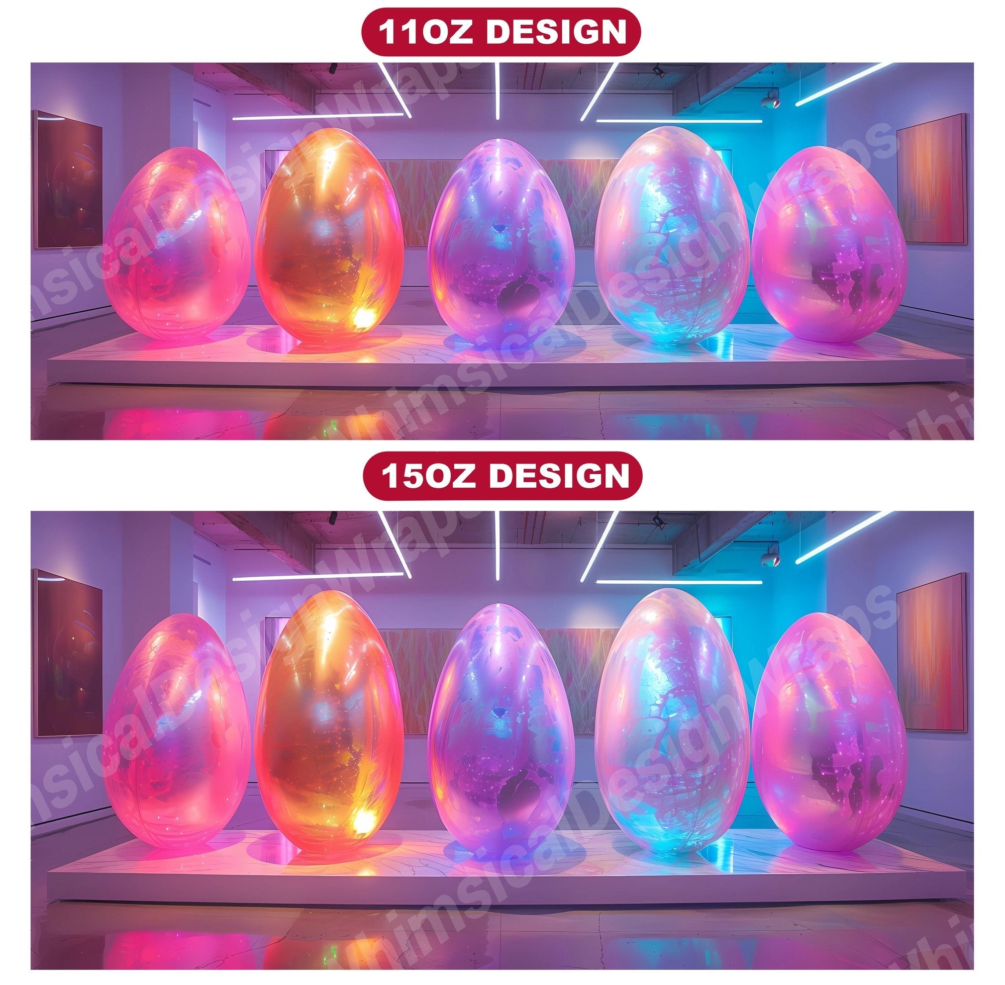 Neon Easter 5 Mug Wrap