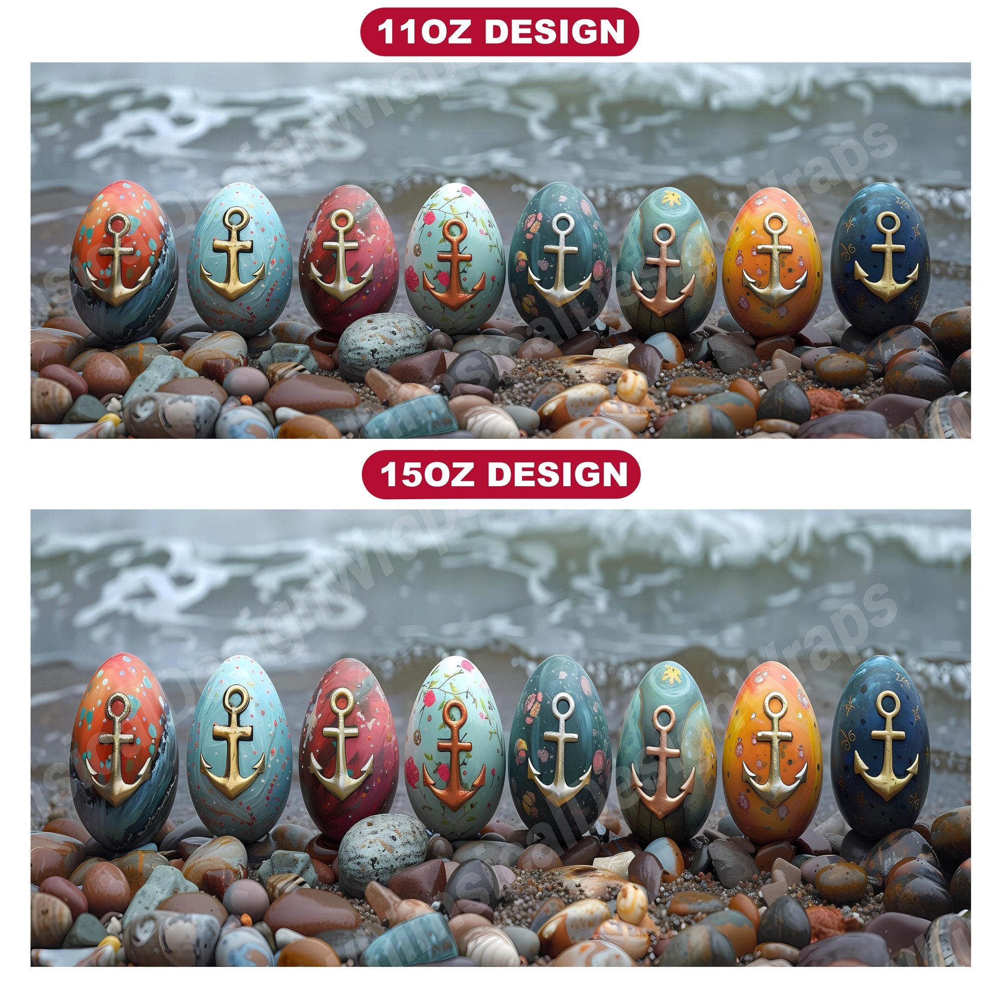 Nautical Easter 4 Mug Wrap