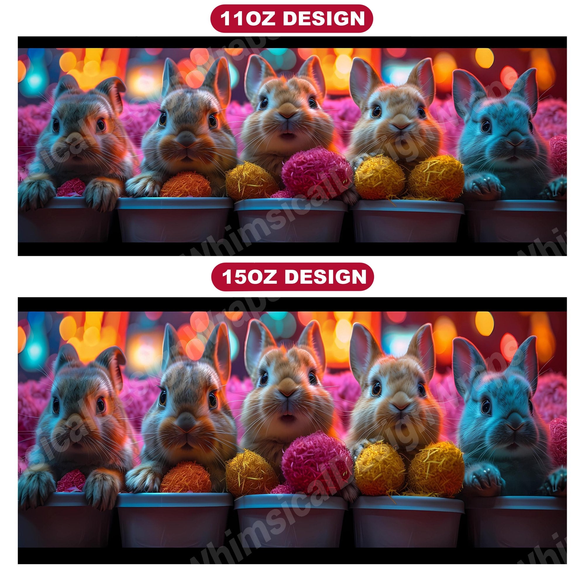 Dogs Easter 1 Mug Wrap