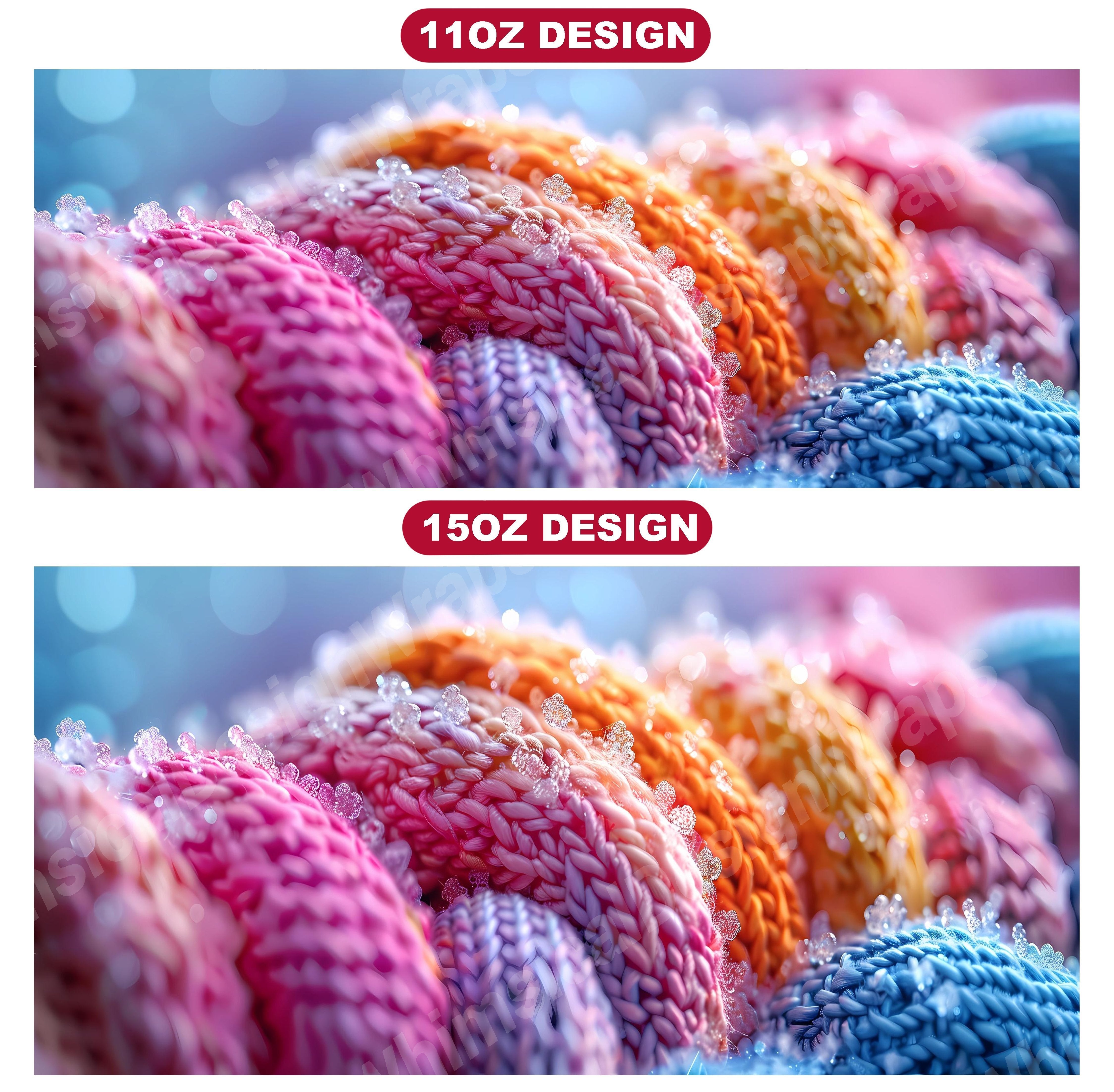 Knitting 3 Mug Wrap
