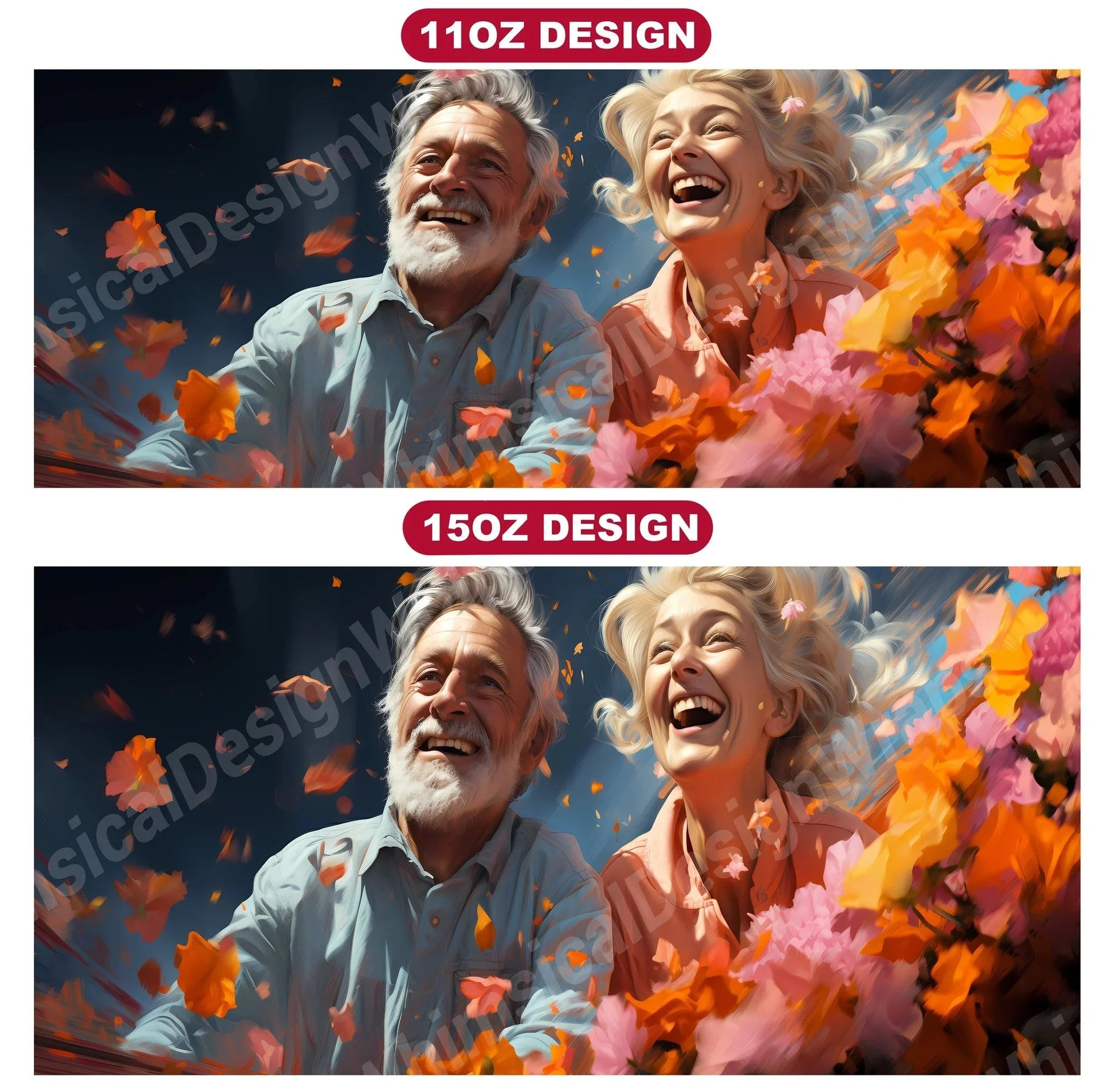 Golden Years 1 Mug Wrap - CraftNest