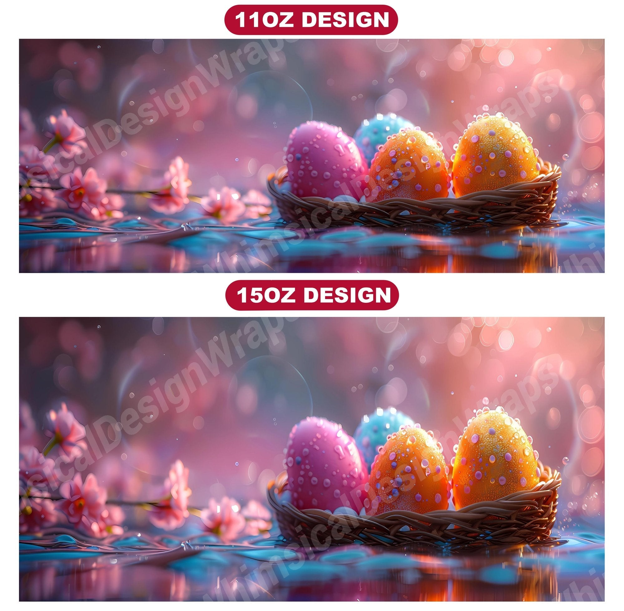 Enchanted Easter 4 Mug Wrap - CraftNest