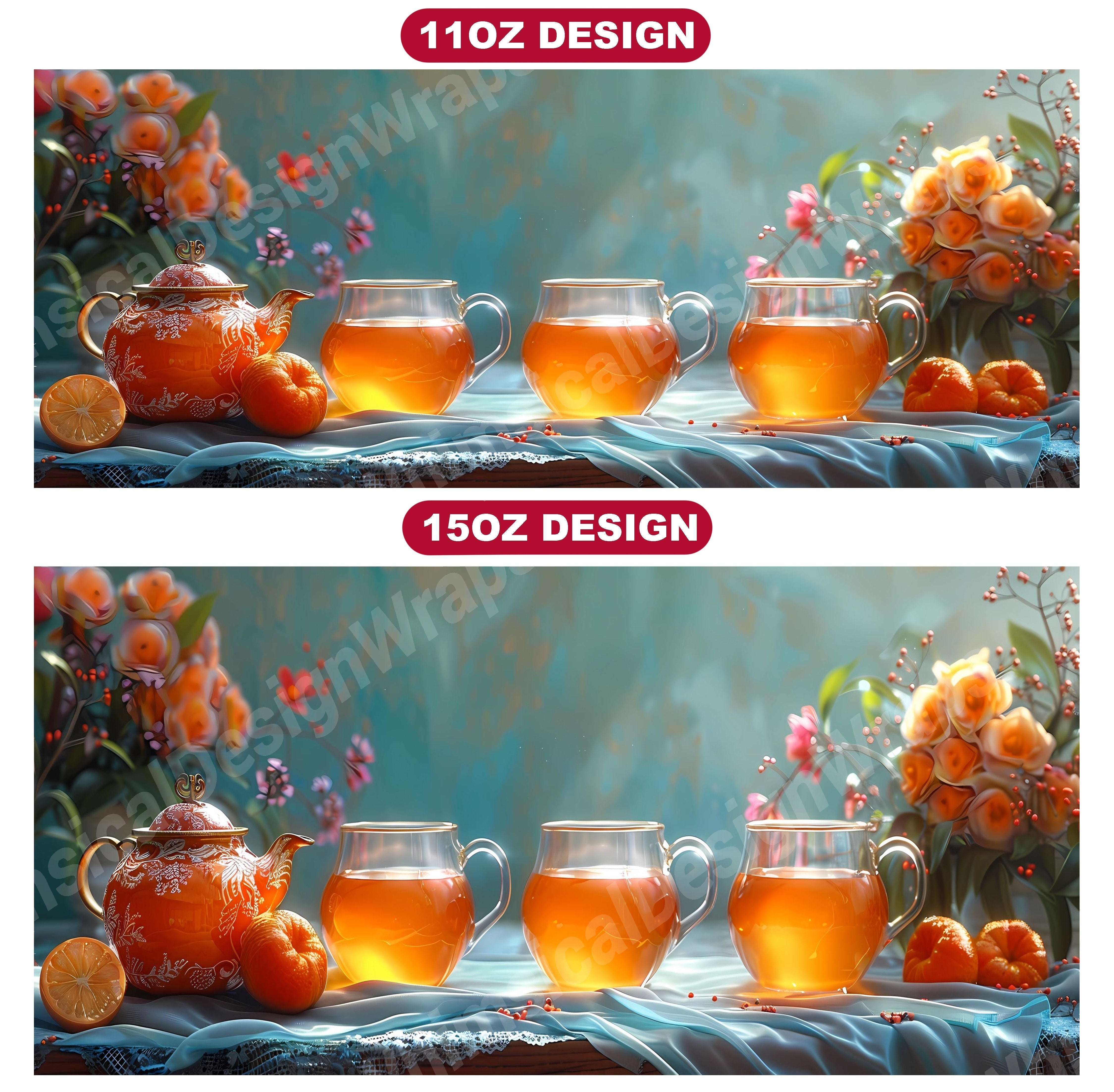 Tea Time 2 Mug Wrap