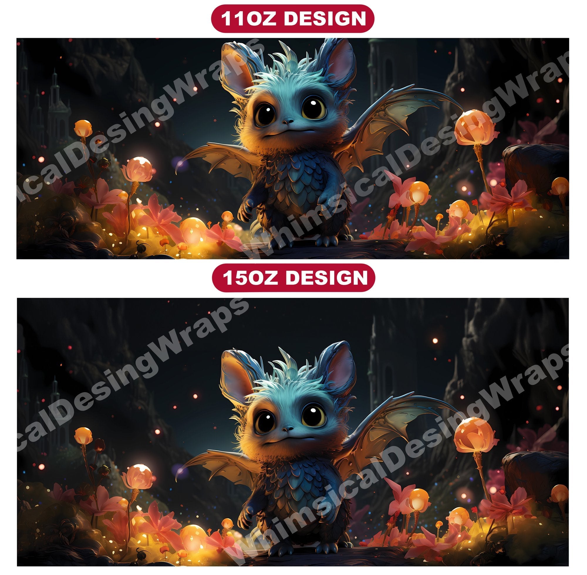 Baby Dragons Mug Wrap