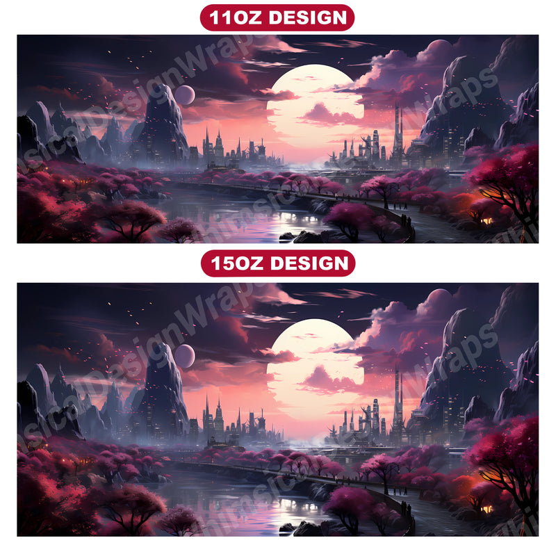 Cyberpunk Spring 2 Mug Wrap - CraftNest