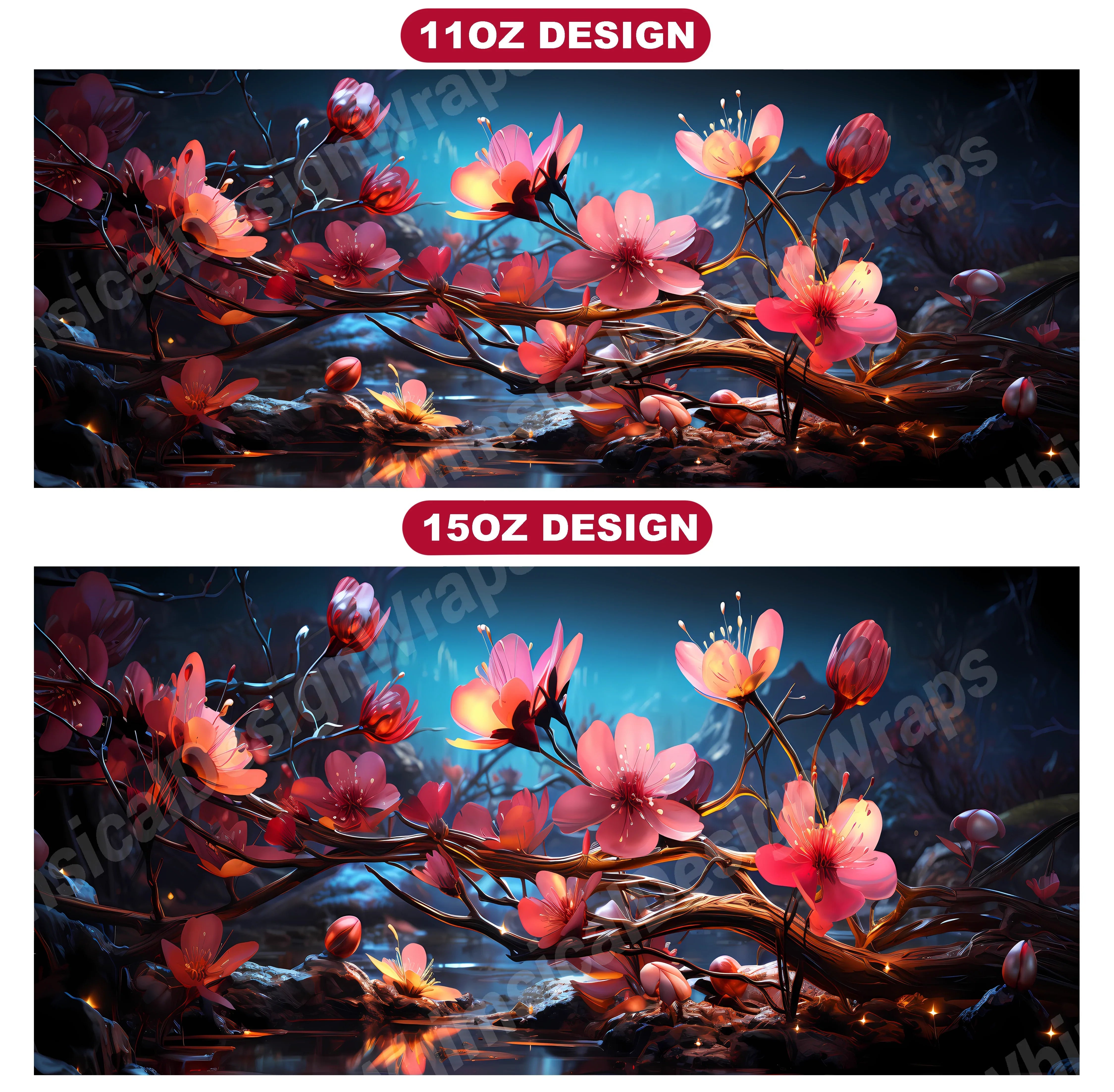 Cyberpunk Spring 3 Mug Wrap - CraftNest
