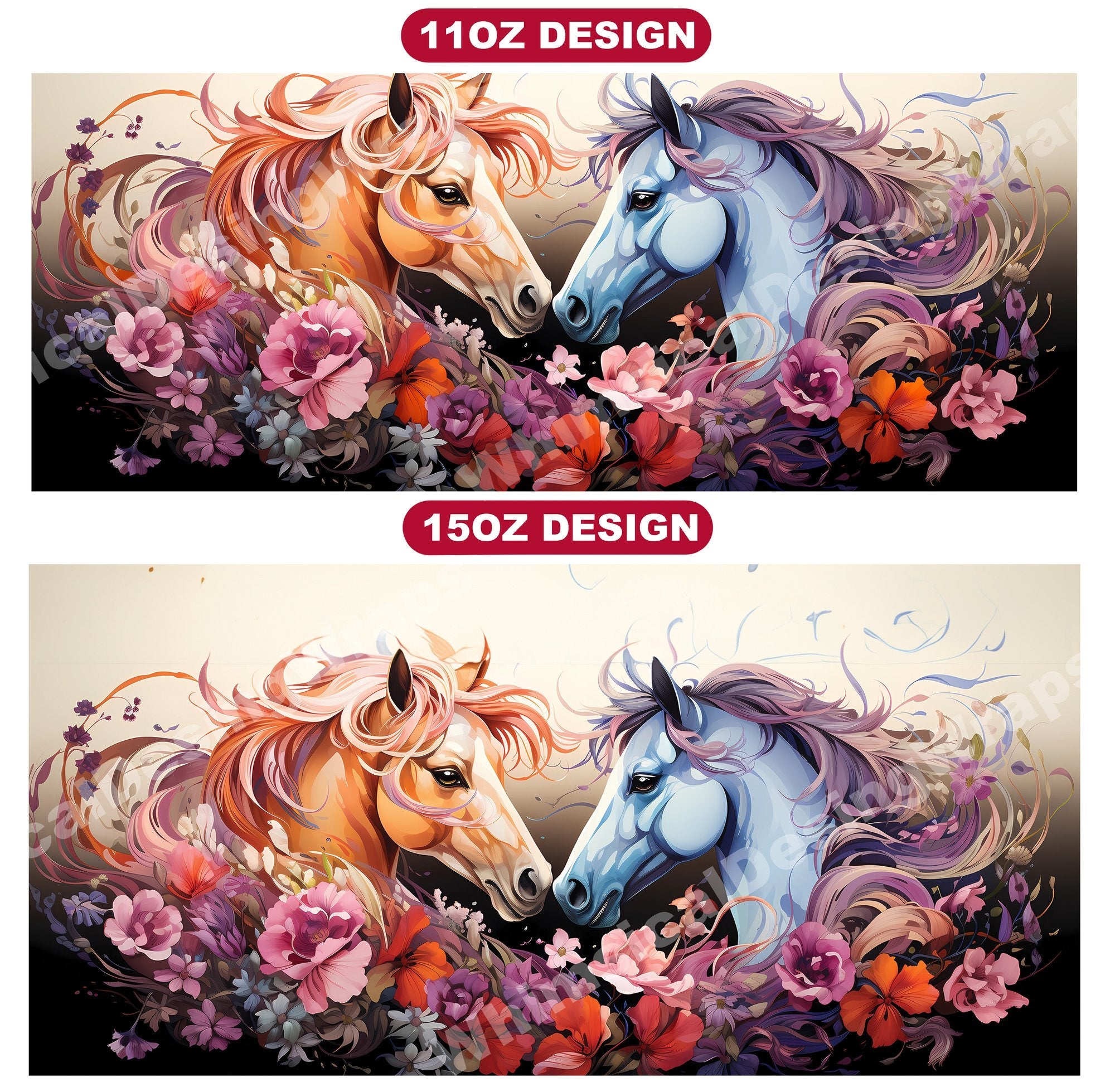 Ponies Mug Wrap