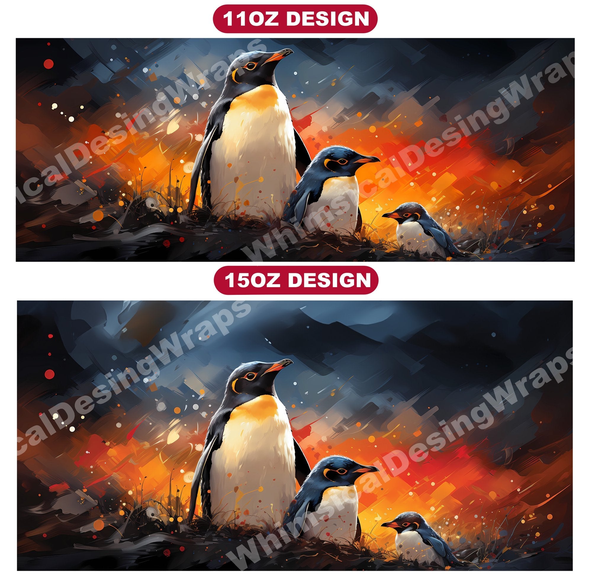 Baby Pinguins Mug Wrap