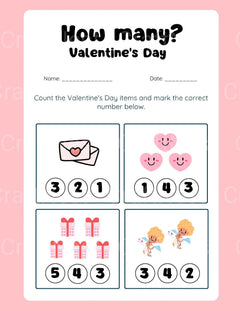 Valentine's Day Activity Book for Kids - CraftNest - Digital Crafting and Art