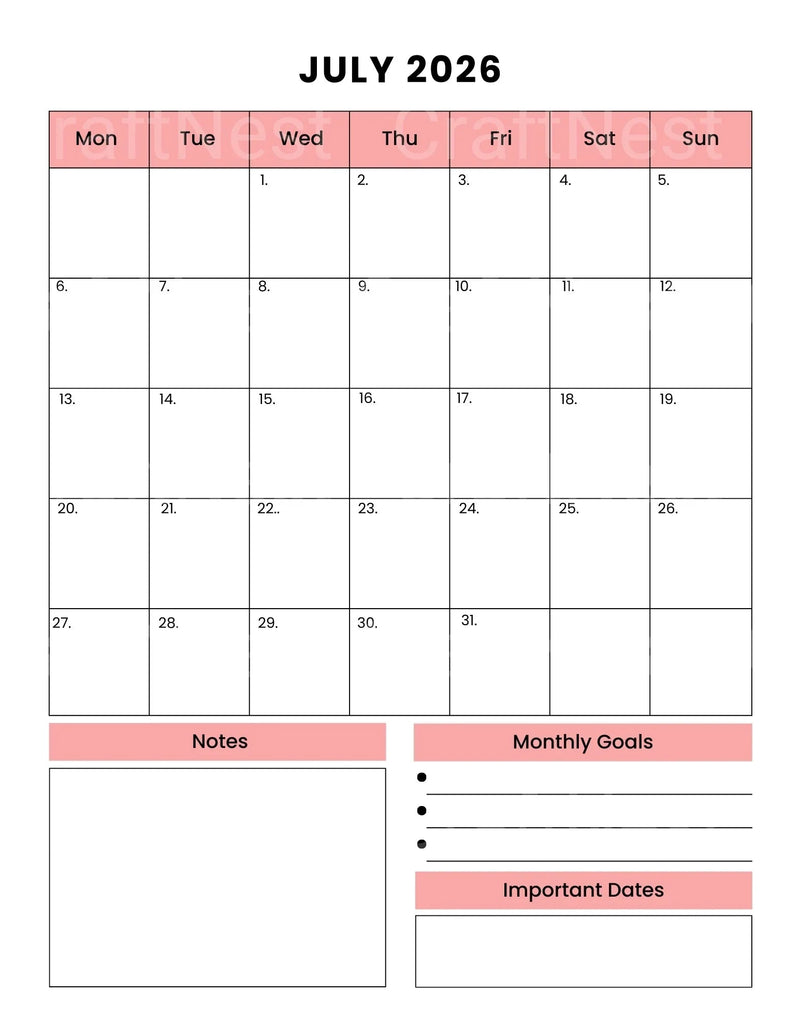 Budget Management Organizer - CraftNest - Digital Crafting and Art