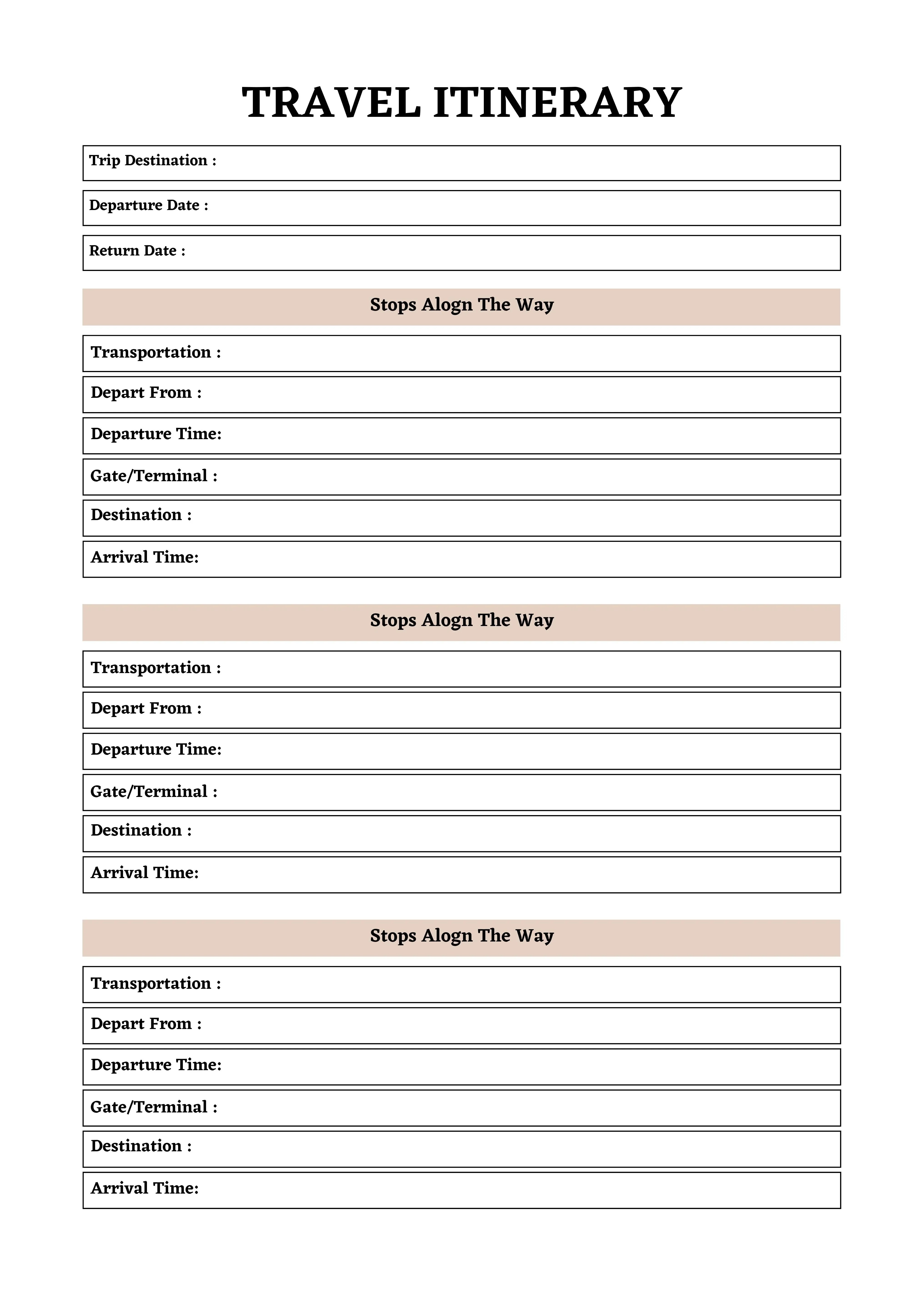 Travel Planner KDP Planner - CraftNest - Digital Crafting and Art