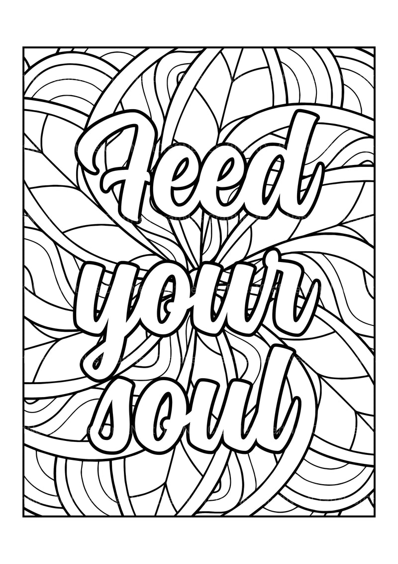 Motivational Quotes Coloring Book 3 - CraftNest - Digital Crafting and Art