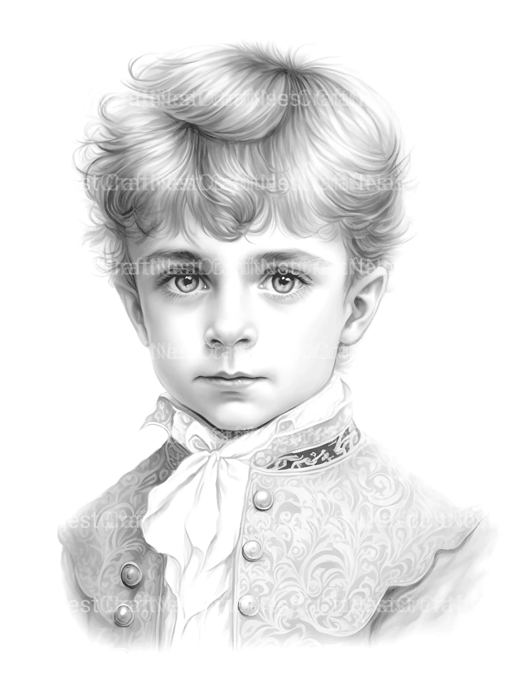 Victorian Man Coloring Book - CraftNest - Digital Crafting and Art