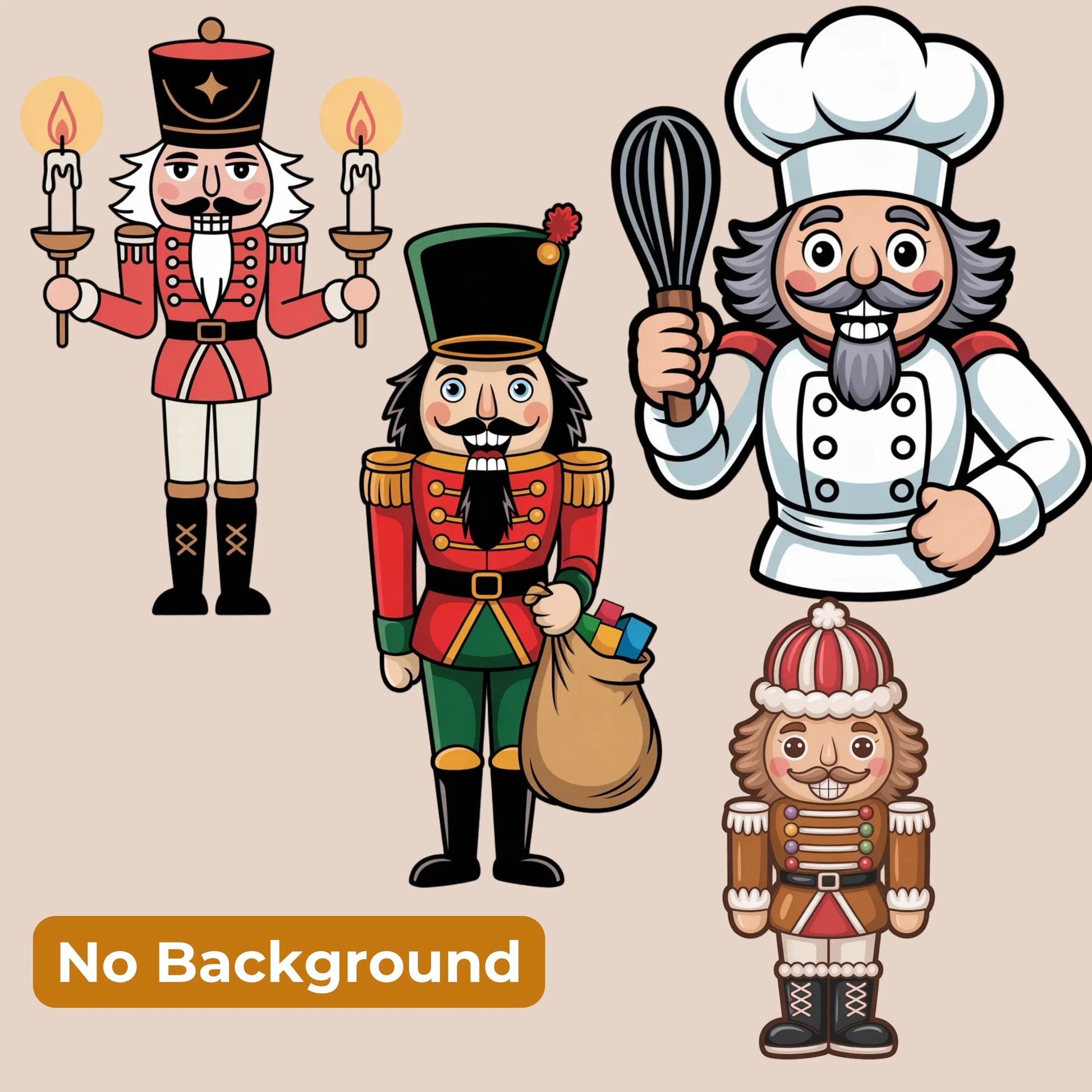 Nutcracker Clipart Bundle - CraftNest - Digital Crafting and Art