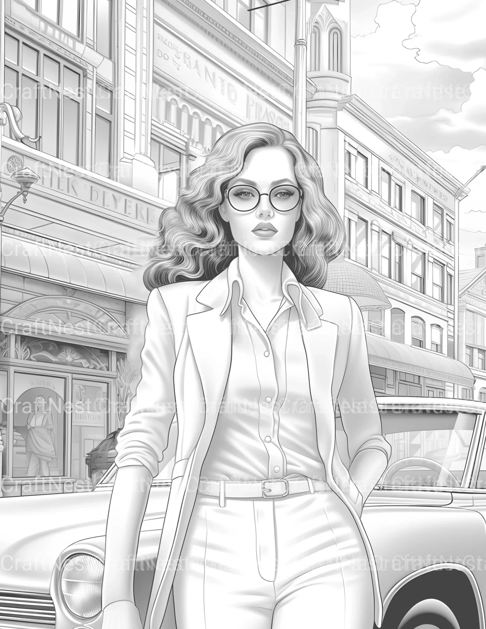 Business Women Coloring Book - CraftNest - Digital Crafting and Art