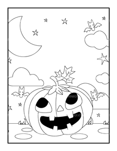 Kids Halloween Ghost Coloring Book 2 - CraftNest - Digital Crafting and Art