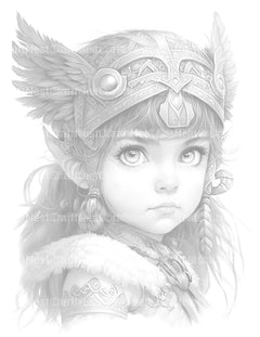 Bavarian Girl Coloring Book 2 - CraftNest - Digital Crafting and Art