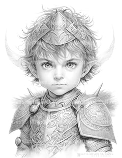 Steampunk Boy Coloring Book - CraftNest - Digital Crafting and Art