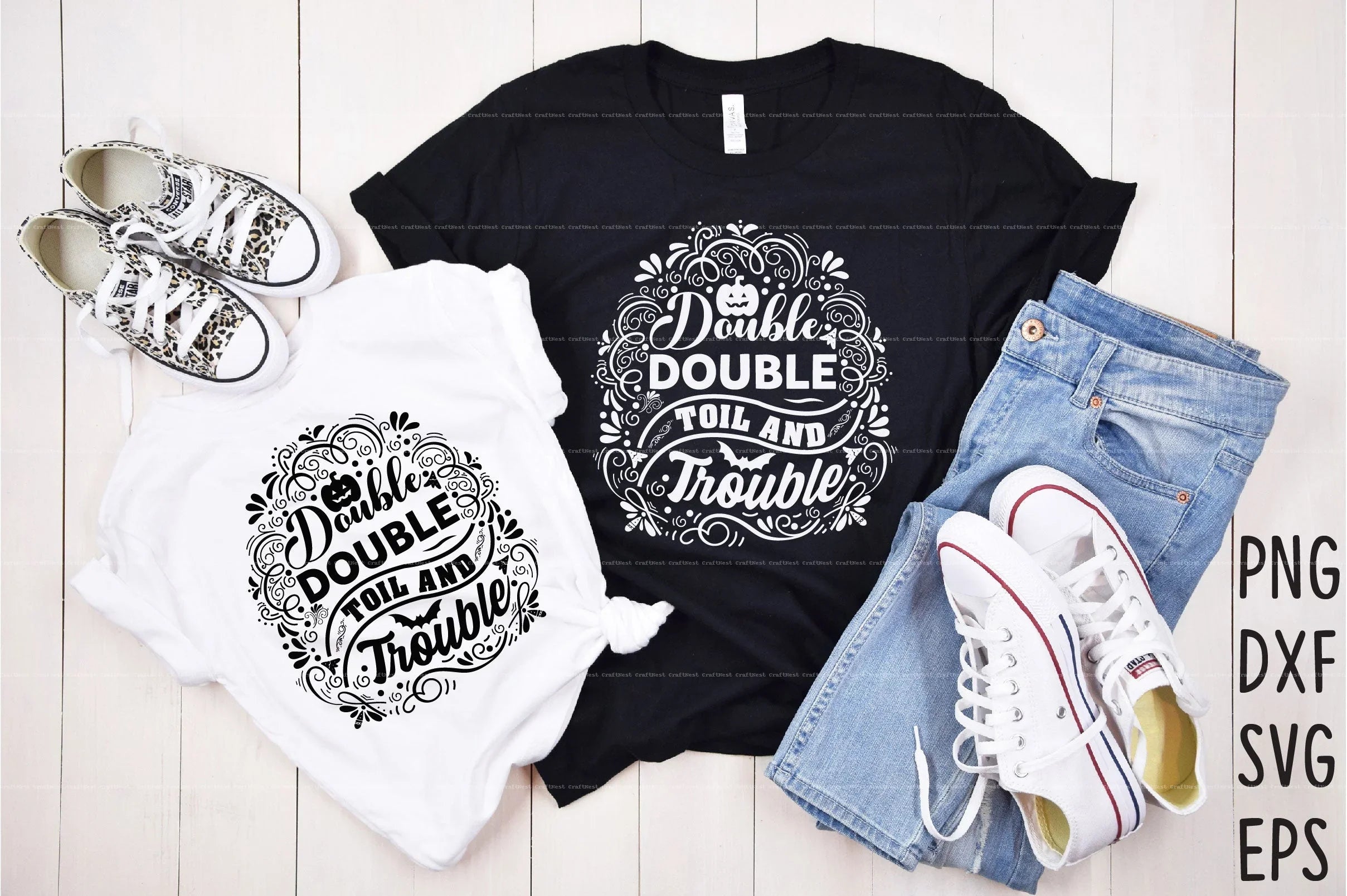 Vintage Halloween Design SVG Bundle