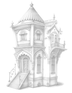 Indian Tiny House Coloring Book - CraftNest - Digital Crafting and Art