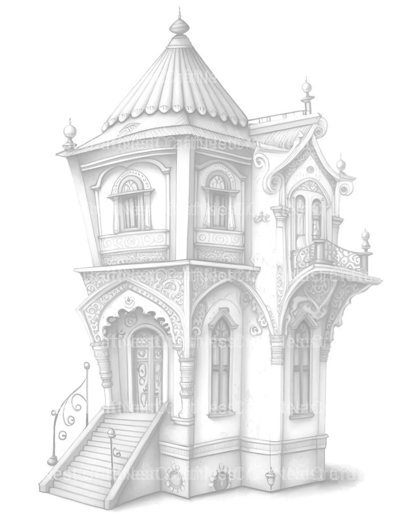 Indian Tiny House Coloring Book - CraftNest - Digital Crafting and Art