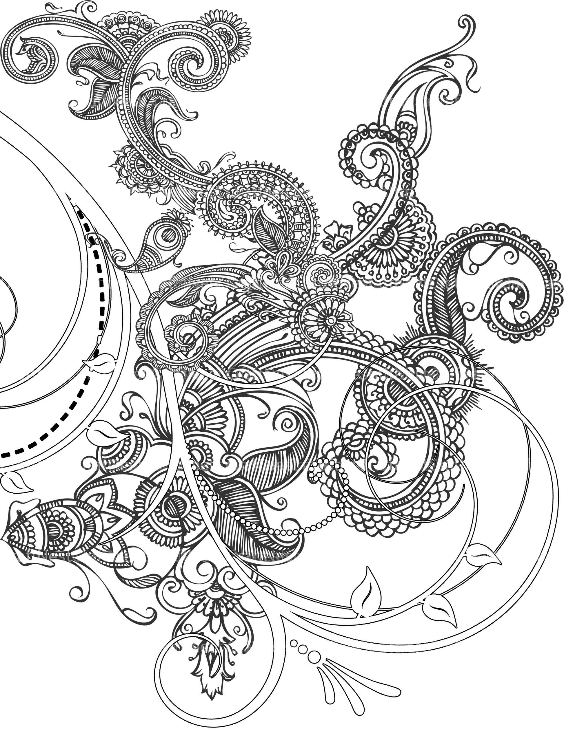 Colorist Heaven Fantasy Coloring Book - CraftNest - Digital Crafting and Art