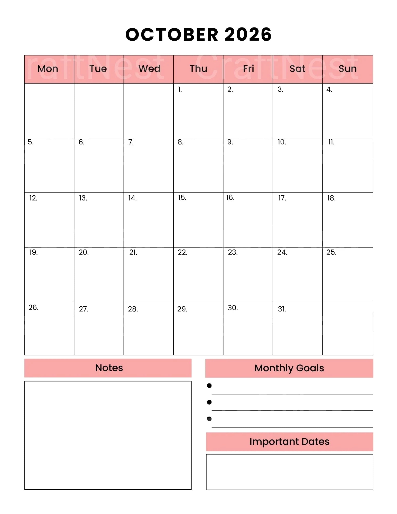 Budget Management Organizer - CraftNest - Digital Crafting and Art