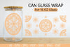 Mandala Can Glass Wrap Designs SVG Bundle