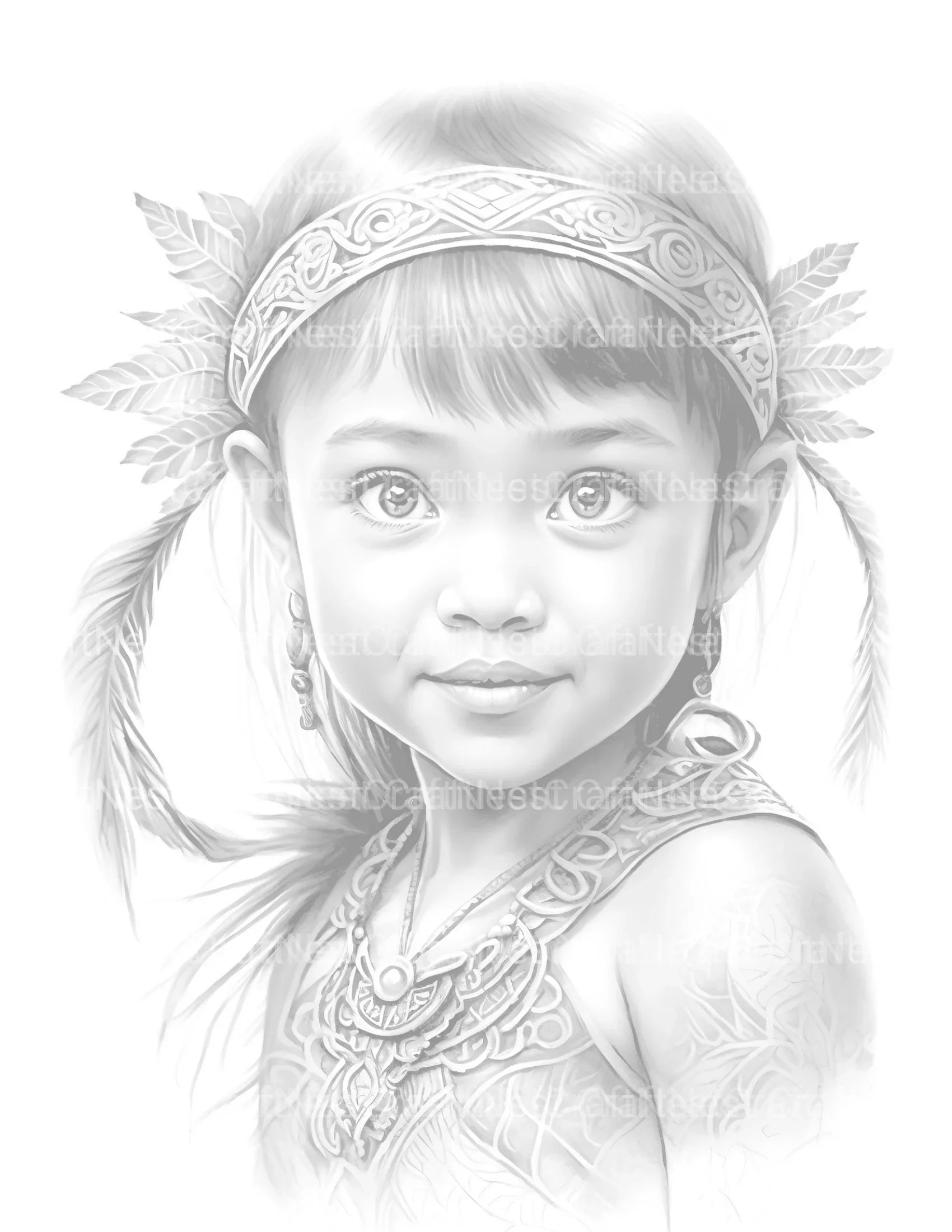 Maya Boy Coloring Book - CraftNest - Digital Crafting and Art