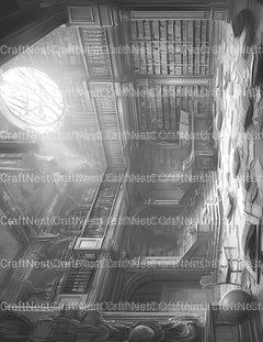 Lost Library Coloring Book - CraftNest - Digital Crafting and Art