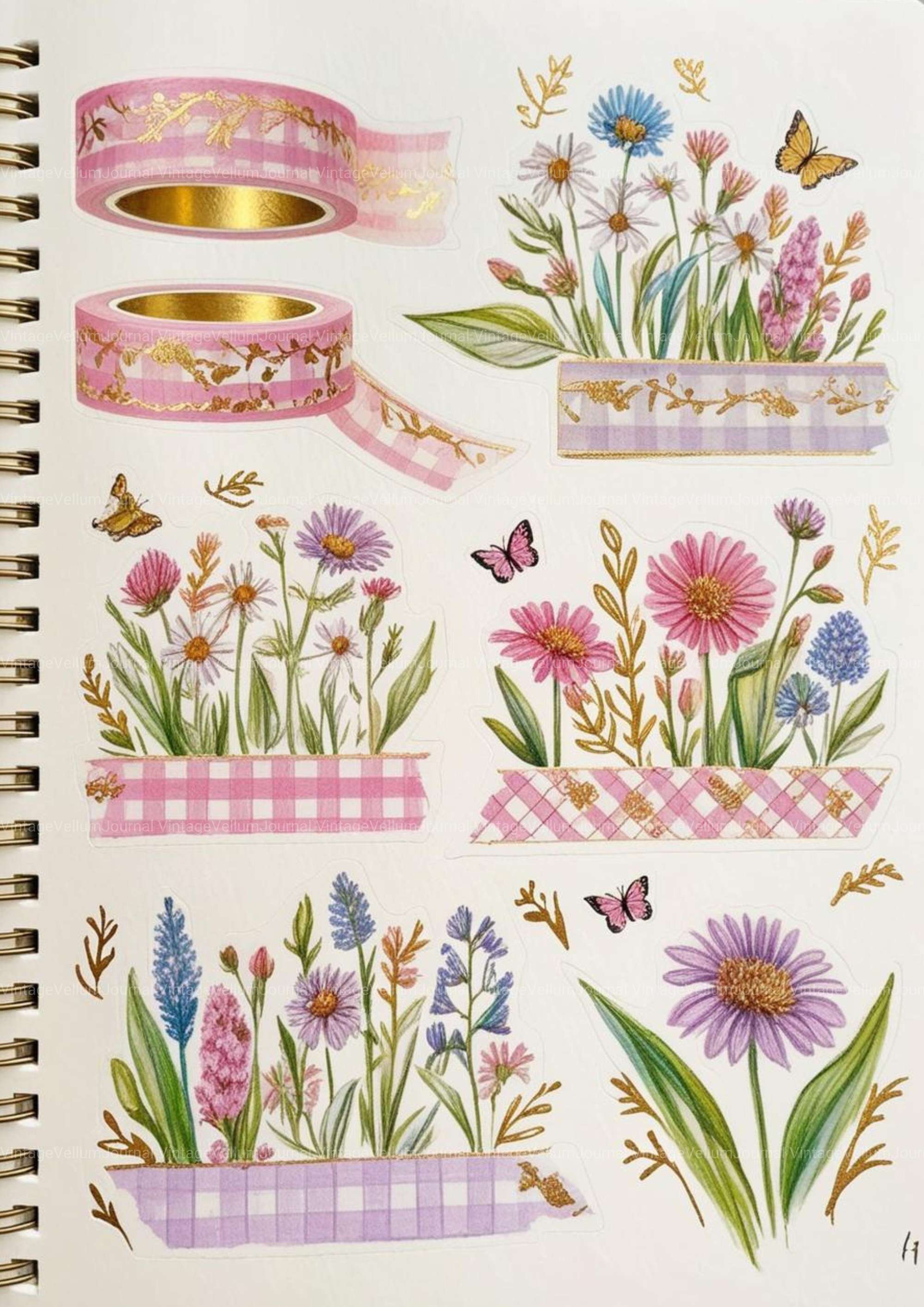 Spring Junk Journal Pages