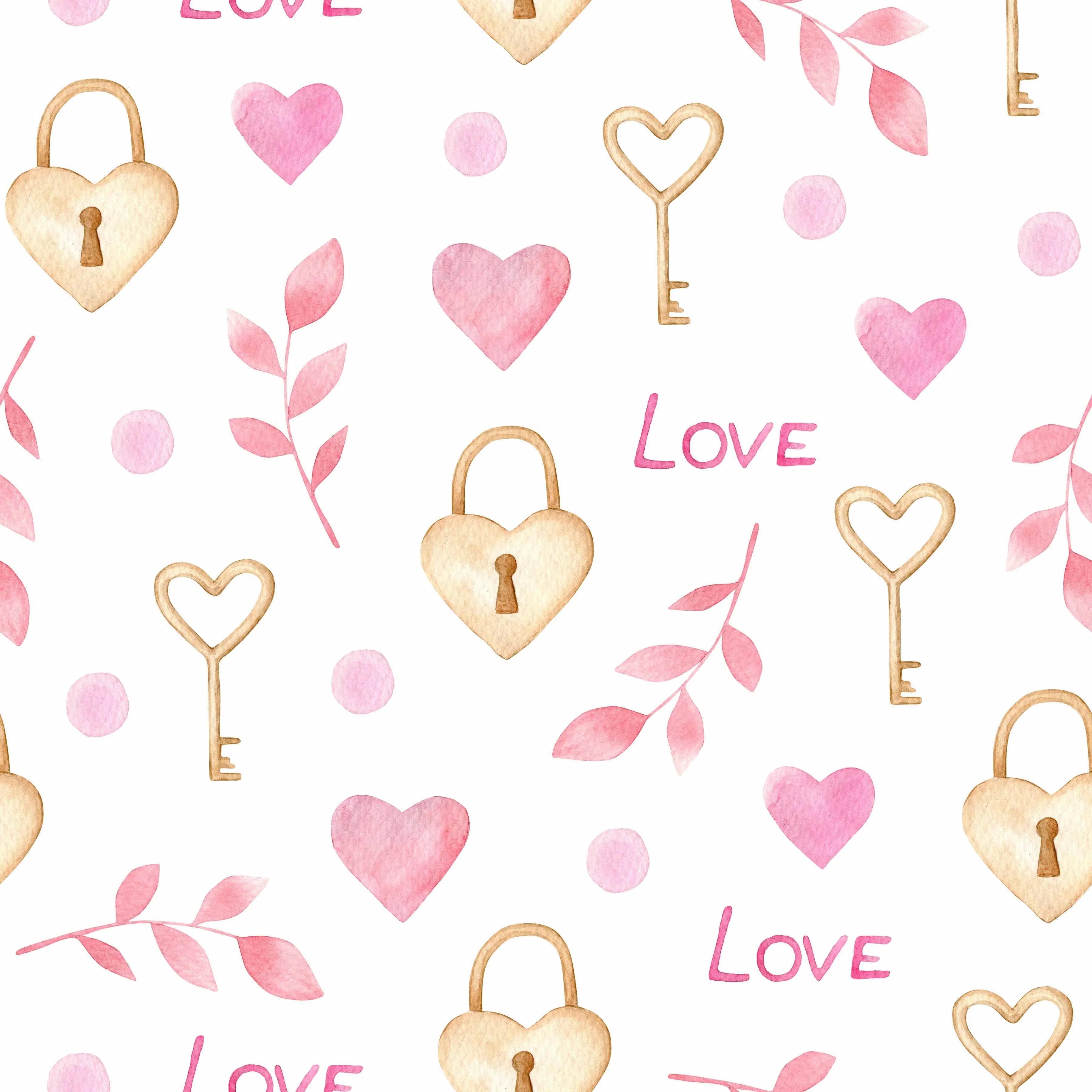 Valentines Seamless Digital Paper - CraftNest - Digital Crafting and Art