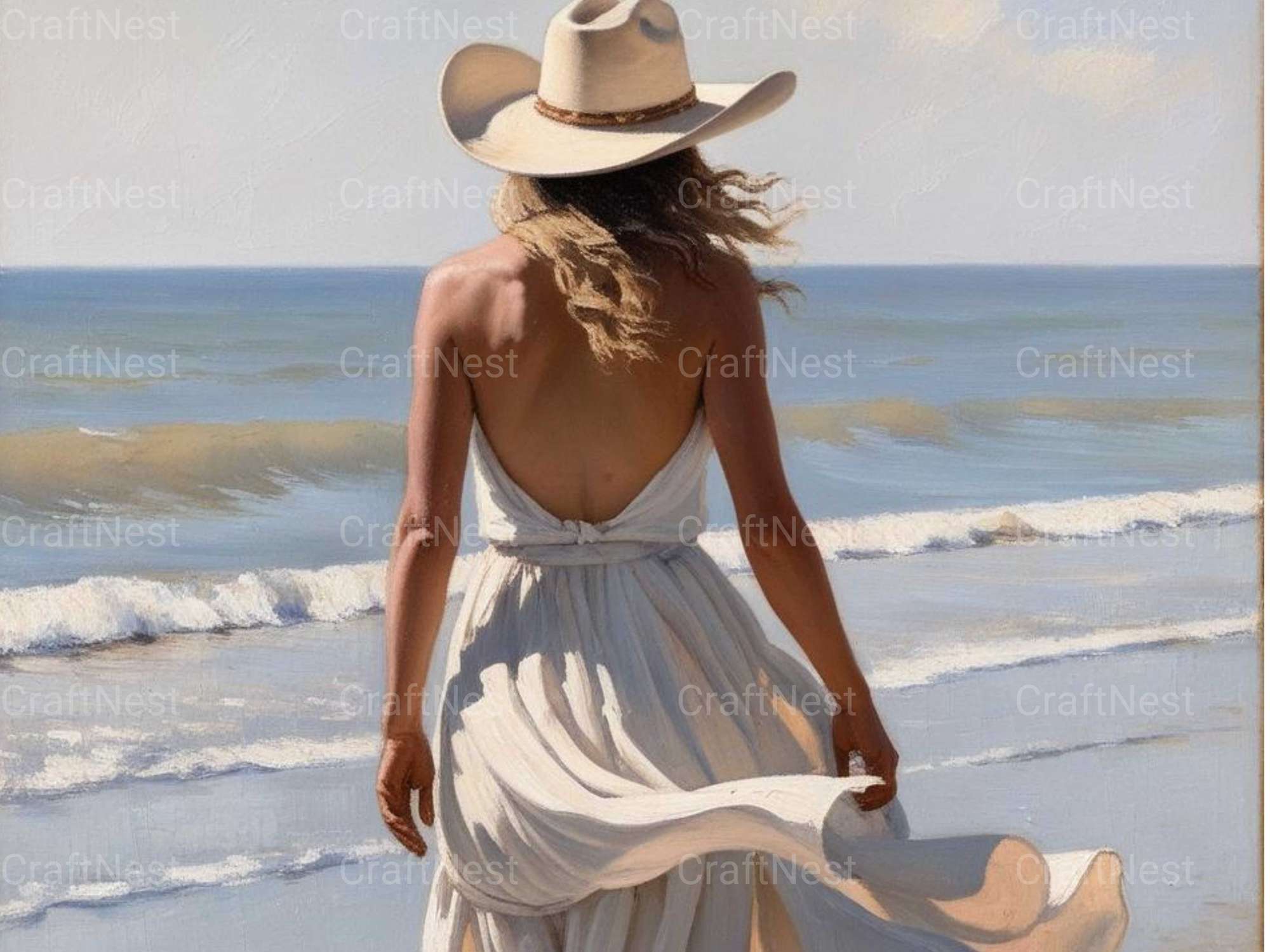 Beach Girl Wall Art
