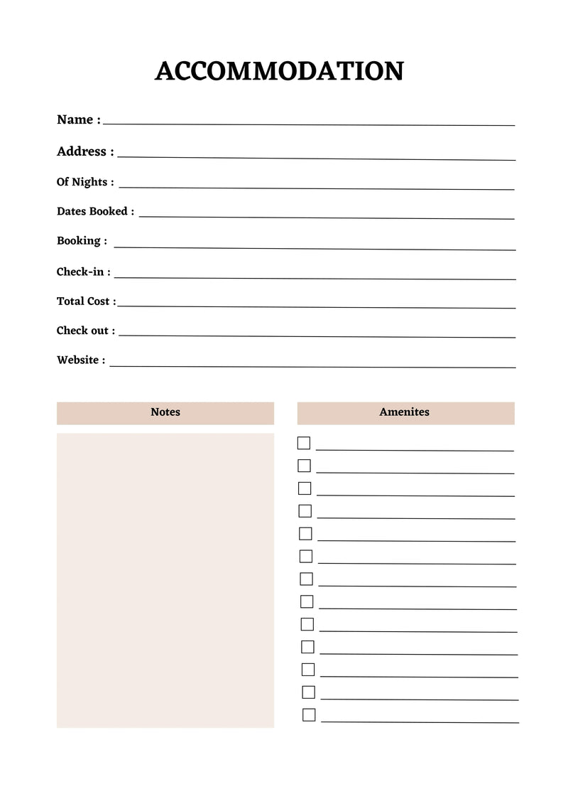 Travel Planner KDP Planner - CraftNest - Digital Crafting and Art