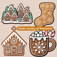Gingerbread Clipart Bundle - CraftNest - Digital Crafting and Art