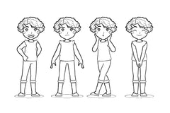 African Girl Portrait Coloring Book - CraftNest - Digital Crafting and Art