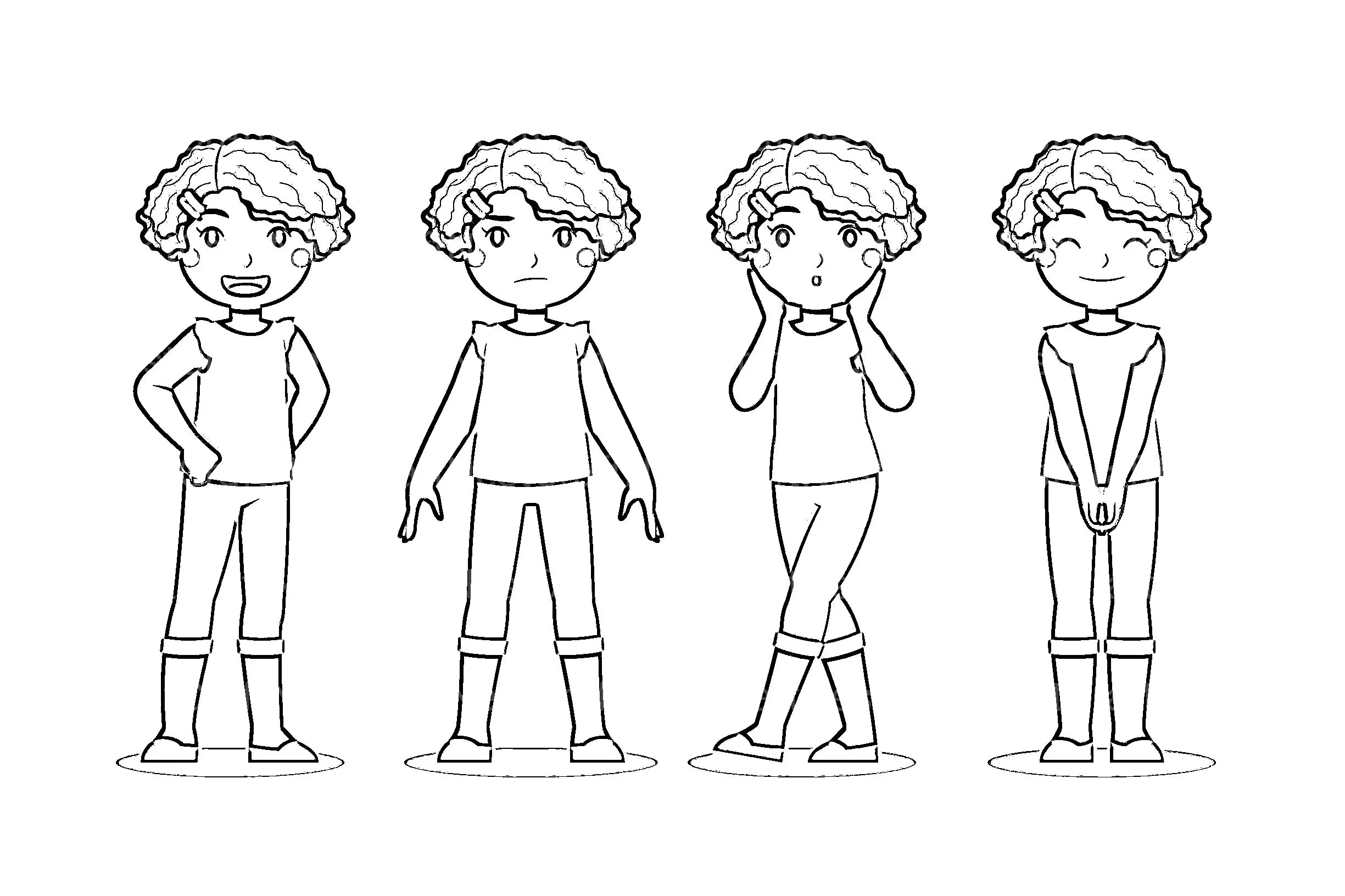 African Girl Portrait Coloring Book - CraftNest - Digital Crafting and Art