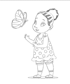 African Girl Portrait Coloring Book - CraftNest - Digital Crafting and Art