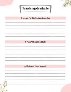 Gratitude Journal KDP Planner - CraftNest - Digital Crafting and Art
