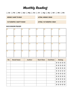 Reading Planner Guide - CraftNest - Digital Crafting and Art