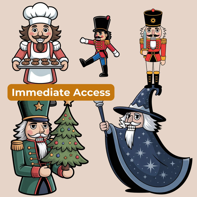Nutcracker Clipart Bundle - CraftNest - Digital Crafting and Art