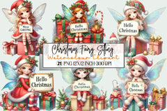 Christmas Fairy Clipart Bundle - CraftNest - Digital Crafting and Art