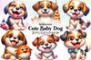 Cute Puppy Clipart Bundle