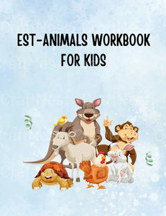 Best Animals Workbook for Kids - CraftNest - Digital Crafting and Art
