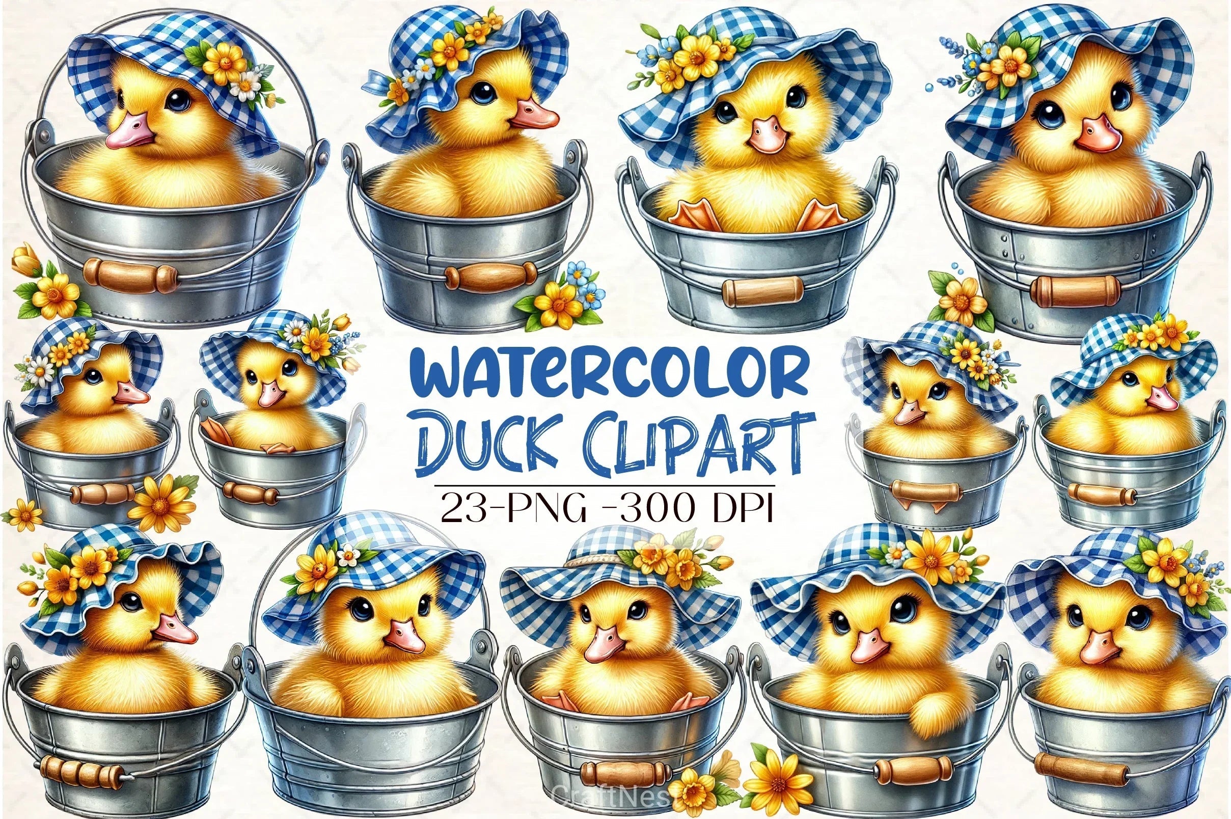 Duck Clipart Bundle - CraftNest - Digital Crafting and Art
