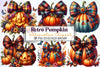 Retro Pumpkin Clipart Bundle