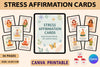Stress Affirmation Cards for Relaxation and Mindfulness